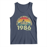 40th Birthday Tank Top Vintage 1986 Limited Edition 40 Year Old Gift
