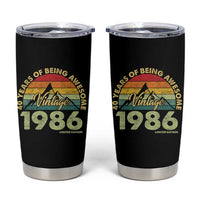 40th Birthday Tumbler Cup Vintage 1986 Limited Edition 40 Year Old Gift