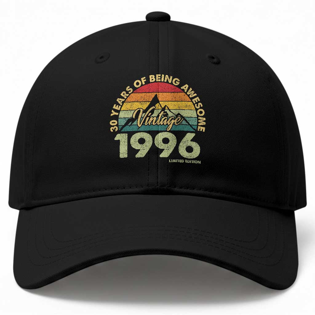 30th Birthday Baseball Cap Vintage 1996 Limited Edition 30 Year Old Gift