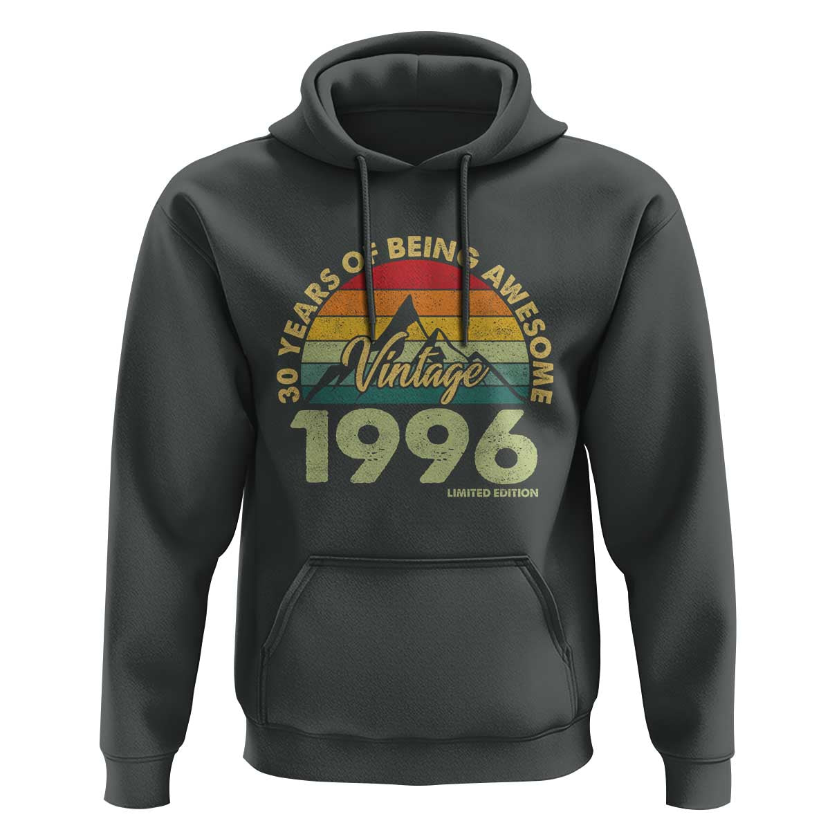 30th Birthday Hoodie Vintage 1996 Limited Edition 30 Year Old Gift
