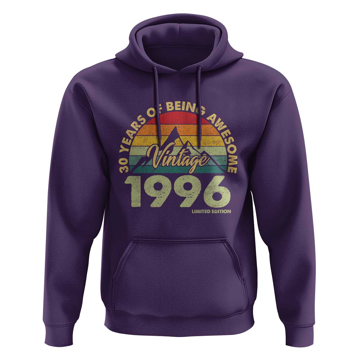 30th Birthday Hoodie Vintage 1996 Limited Edition 30 Year Old Gift