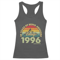 30th Birthday Racerback Tank Top Vintage 1996 Limited Edition 30 Year Old Gift
