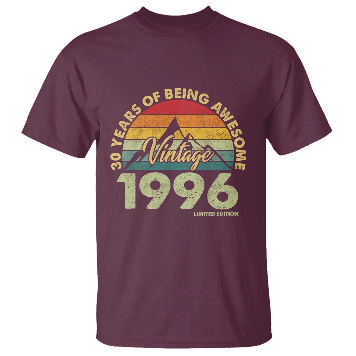30th Birthday T Shirt Vintage 1996 Limited Edition 30 Year Old Gift