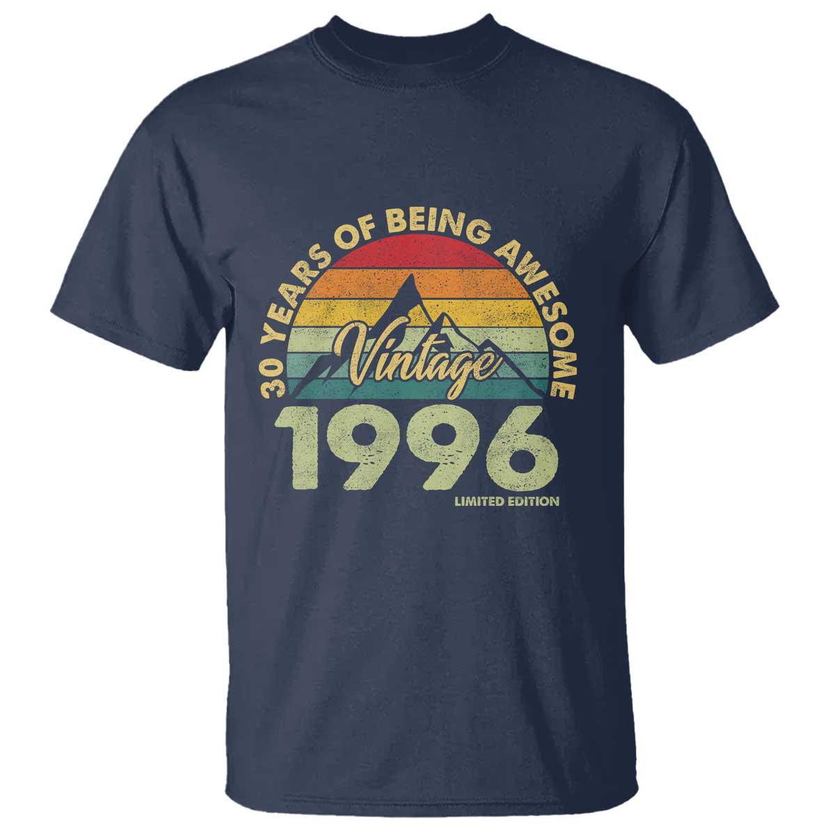 30th Birthday T Shirt Vintage 1996 Limited Edition 30 Year Old Gift