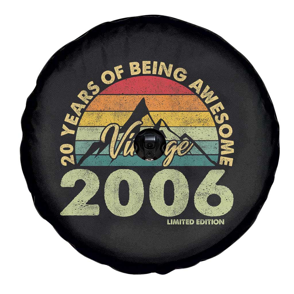 20th Birthday Spare Tire Cover Vintage 2006 Limited Edition 20 Year Old Gift
