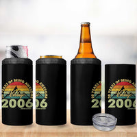 20th Birthday 4 in 1 Can Cooler Tumbler Vintage 2006 Limited Edition 20 Year Old Gift