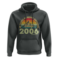 20th Birthday Hoodie Vintage 2006 Limited Edition 20 Year Old Gift