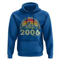 20th Birthday Hoodie Vintage 2006 Limited Edition 20 Year Old Gift