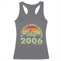 20th Birthday Racerback Tank Top Vintage 2006 Limited Edition 20 Year Old Gift