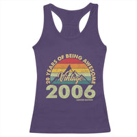 20th Birthday Racerback Tank Top Vintage 2006 Limited Edition 20 Year Old Gift