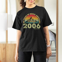 20th Birthday T Shirt For Women Vintage 2006 Limited Edition 20 Year Old Gift