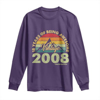 18th Birthday Long Sleeve Shirt Vintage 2008 Limited Edition 18 Year Old Gift