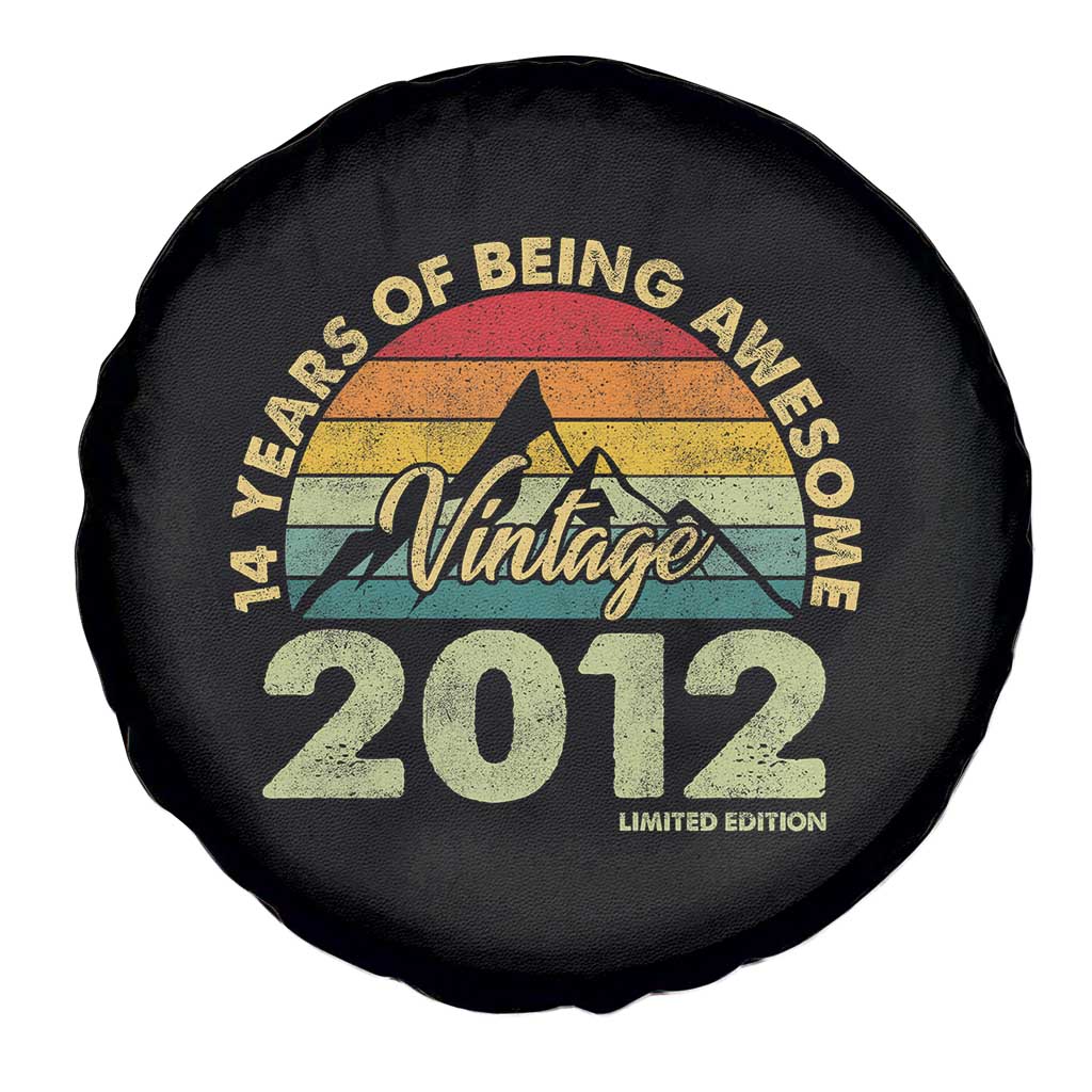 14th Birthday Spare Tire Cover Vintage 2012 Limited Edition 14 Year Old Gift