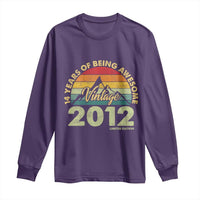 14th Birthday Long Sleeve Shirt Vintage 2012 Limited Edition 14 Year Old Gift