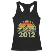 14th Birthday Racerback Tank Top Vintage 2012 Limited Edition 14 Year Old Gift