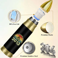 13th Birthday Bullet Tumbler Vintage 2013 Limited Edition 13 Year Old Gift