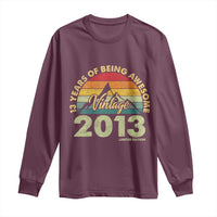 13th Birthday Long Sleeve Shirt Vintage 2013 Limited Edition 13 Year Old Gift