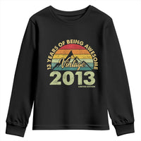 13th Birthday Youth Sweatshirt Vintage 2013 Limited Edition 13 Year Old Gift