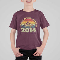12th Birthday T Shirt For Kid Vintage 2014 Limited Edition 12 Year Old Gift