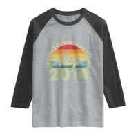 12th Birthday Raglan Shirt Vintage 2014 Limited Edition 12 Year Old Gift