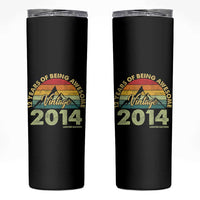 12th Birthday Skinny Tumbler Vintage 2014 Limited Edition 12 Year Old Gift