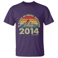 12th Birthday T Shirt Vintage 2014 Limited Edition 12 Year Old Gift