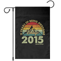 11th Birthday Garden Flag Vintage 2015 Limited Edition 11 Year Old Gift
