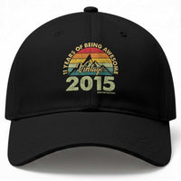 11th Birthday Baseball Cap Vintage 2015 Limited Edition 11 Year Old Gift