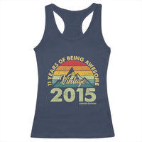 11th Birthday Racerback Tank Top Vintage 2015 Limited Edition 11 Year Old Gift