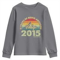 11th Birthday Youth Sweatshirt Vintage 2015 Limited Edition 11 Year Old Gift
