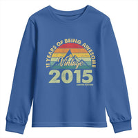 11th Birthday Youth Sweatshirt Vintage 2015 Limited Edition 11 Year Old Gift