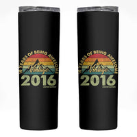 10th Birthday Skinny Tumbler Vintage 2016 Limited Edition 10 Year Old Bday Gift