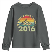 10th Birthday Youth Sweatshirt Vintage 2016 Limited Edition 10 Year Old Bday Gift