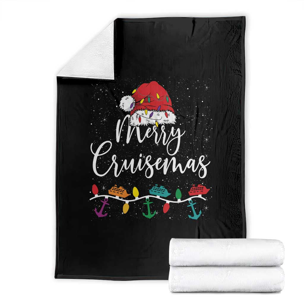Merry Cruisemas Throw Blanket Family Christmas Cruise Holiday Trip - Wonder Print Shop