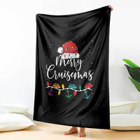 Merry Cruisemas Throw Blanket Family Christmas Cruise Holiday Trip - Wonder Print Shop