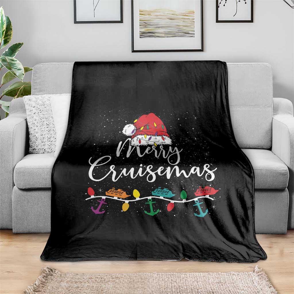 Merry Cruisemas Throw Blanket Family Christmas Cruise Holiday Trip - Wonder Print Shop
