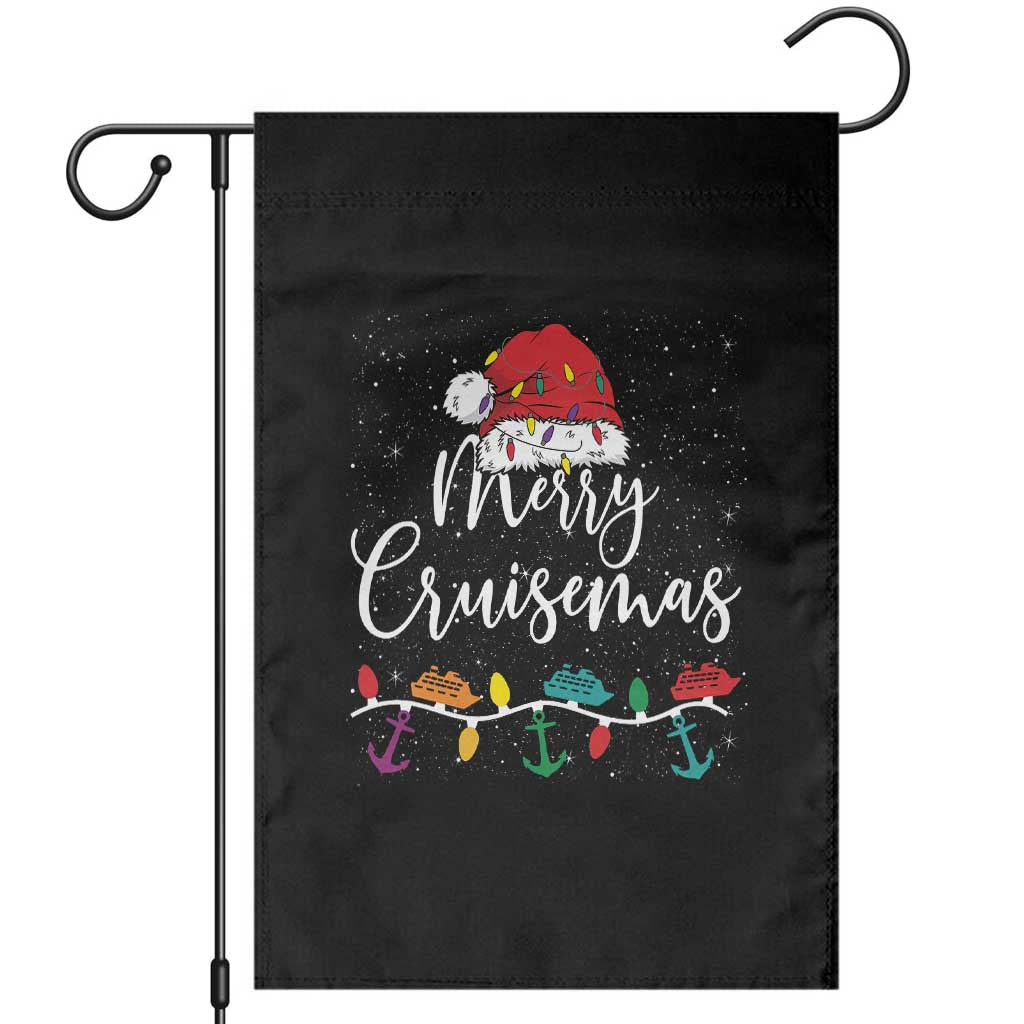 Merry Cruisemas Garden Flag Family Christmas Cruise Holiday Trip - Wonder Print Shop