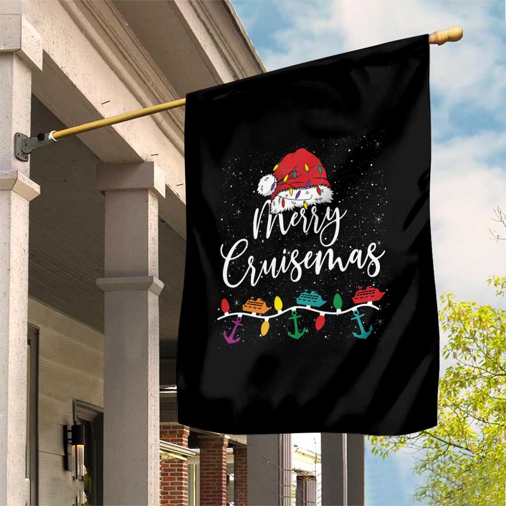 Merry Cruisemas Garden Flag Family Christmas Cruise Holiday Trip - Wonder Print Shop