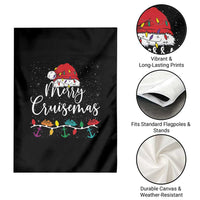 Merry Cruisemas Garden Flag Family Christmas Cruise Holiday Trip - Wonder Print Shop