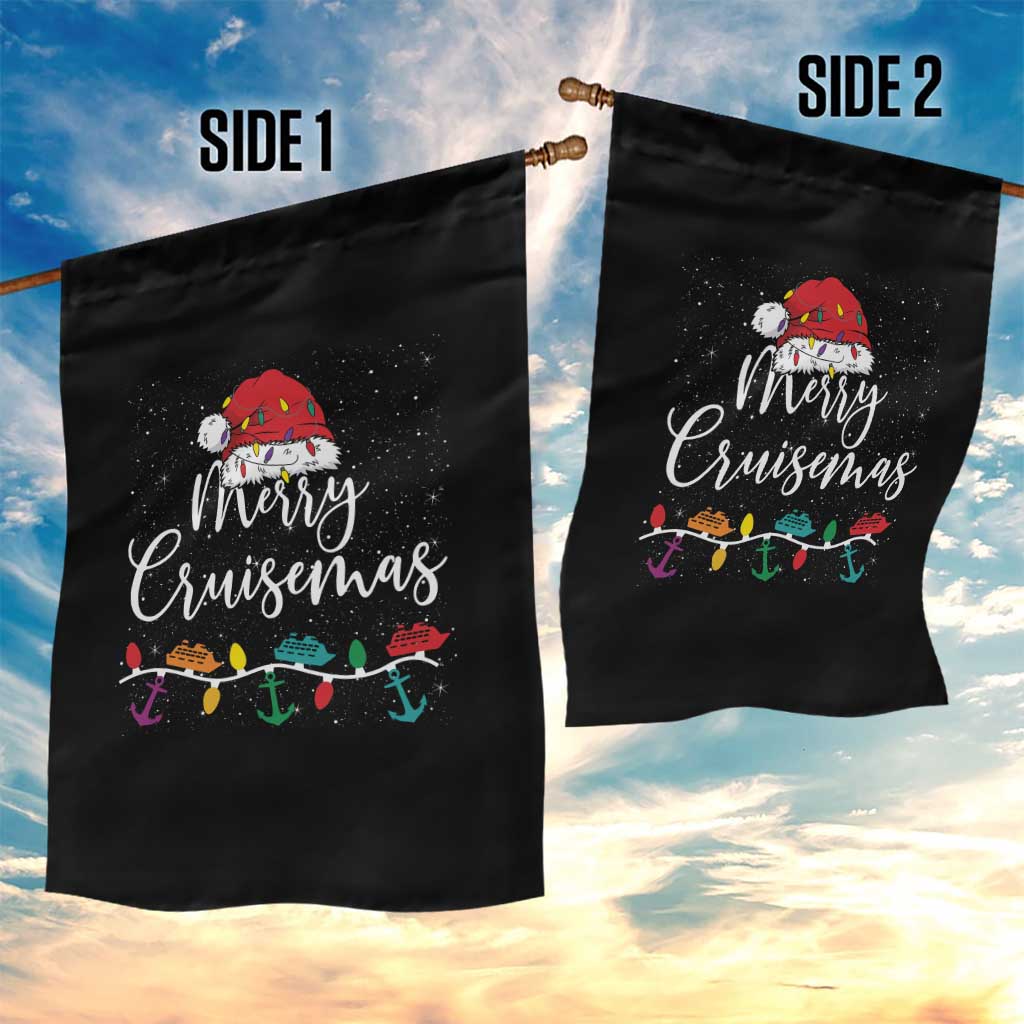 Merry Cruisemas Garden Flag Family Christmas Cruise Holiday Trip - Wonder Print Shop