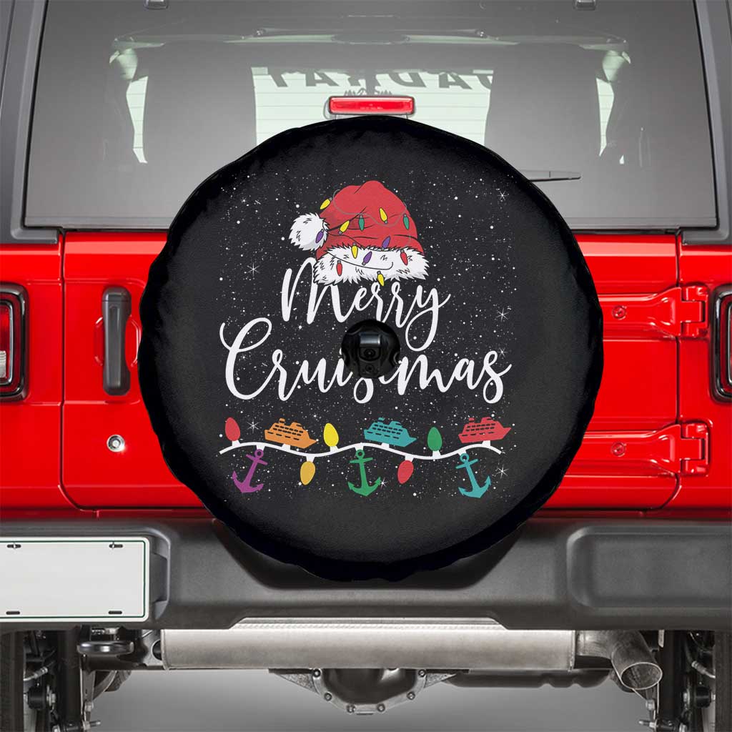 Merry Cruisemas Spare Tire Cover Family Christmas Cruise Holiday Trip - Wonder Print Shop