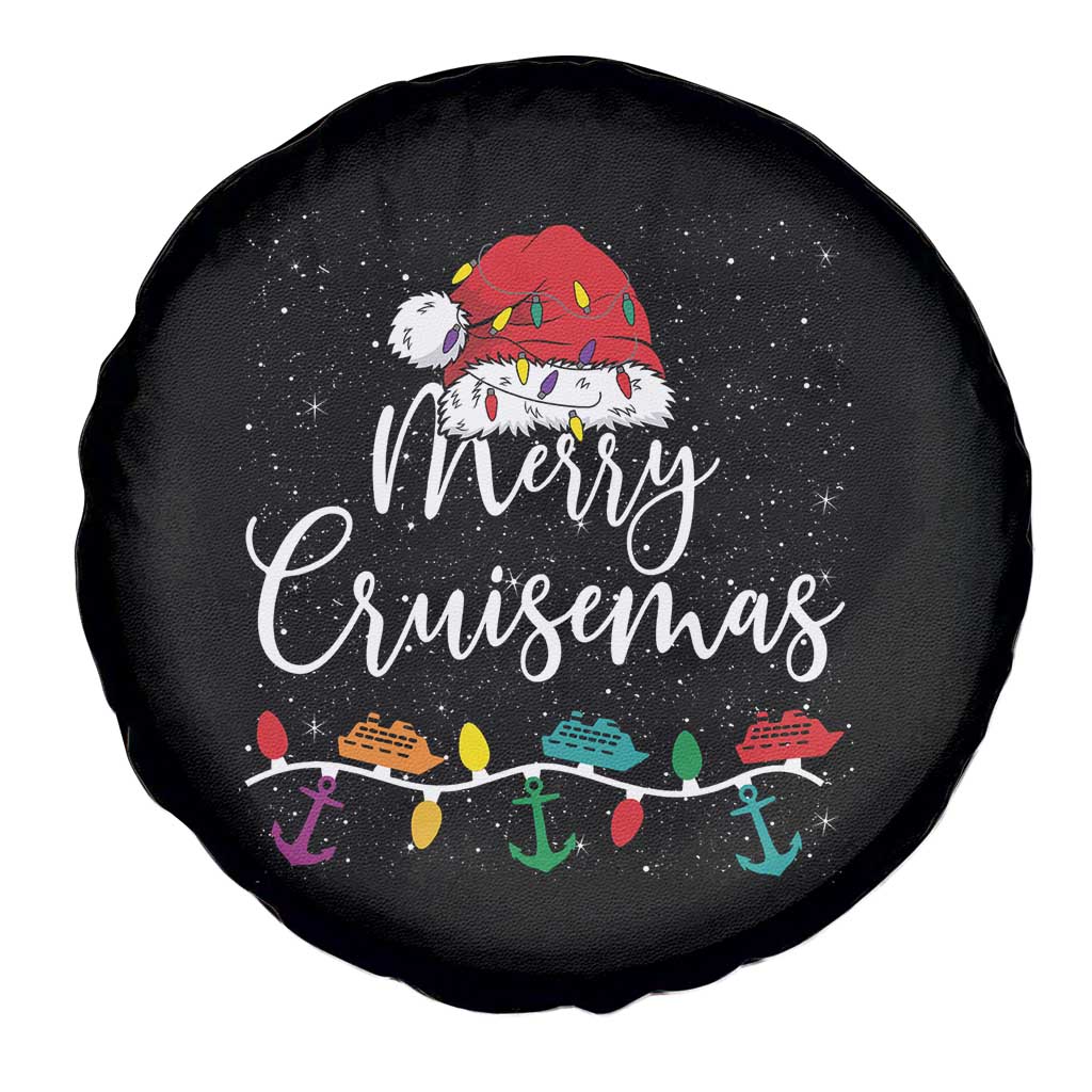 Merry Cruisemas Spare Tire Cover Family Christmas Cruise Holiday Trip - Wonder Print Shop