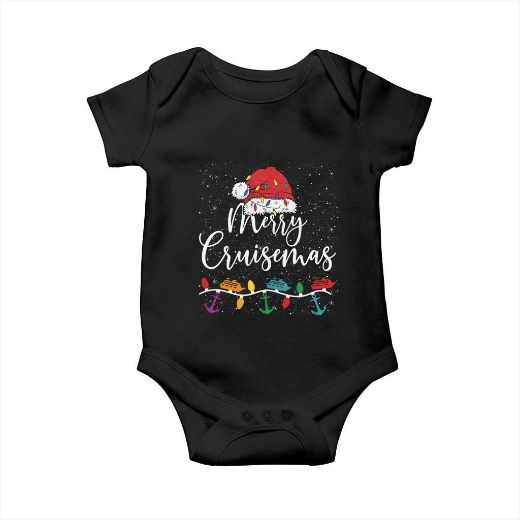 Merry Cruisemas Baby Onesie Family Christmas Cruise Holiday Trip - Wonder Print Shop