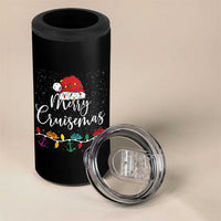 Merry Cruisemas 4 in 1 Can Cooler Tumbler Family Christmas Cruise Holiday Trip - Wonder Print Shop