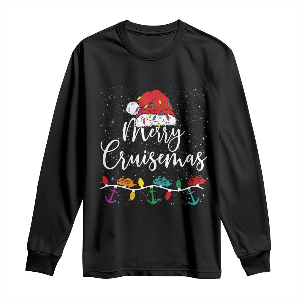 Merry Cruisemas Long Sleeve Shirt Family Christmas Cruise Holiday Trip - Wonder Print Shop
