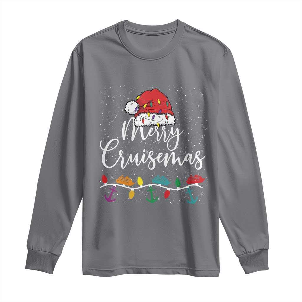 Merry Cruisemas Long Sleeve Shirt Family Christmas Cruise Holiday Trip - Wonder Print Shop
