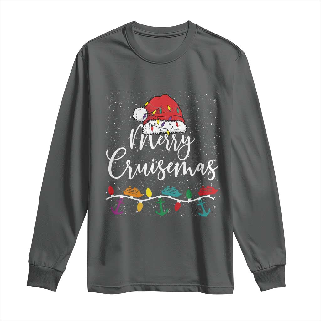 Merry Cruisemas Long Sleeve Shirt Family Christmas Cruise Holiday Trip - Wonder Print Shop