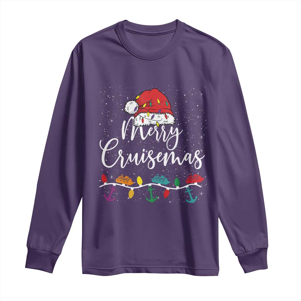 Merry Cruisemas Long Sleeve Shirt Family Christmas Cruise Holiday Trip - Wonder Print Shop
