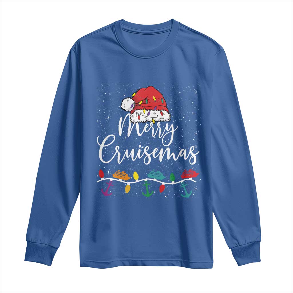 Merry Cruisemas Long Sleeve Shirt Family Christmas Cruise Holiday Trip - Wonder Print Shop