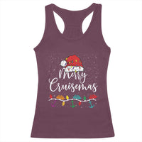 Merry Cruisemas Racerback Tank Top Family Christmas Cruise Holiday Trip - Wonder Print Shop